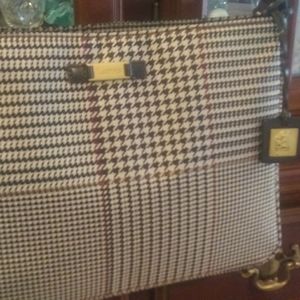Classic Ralph Lauren Houndstooth Handbag